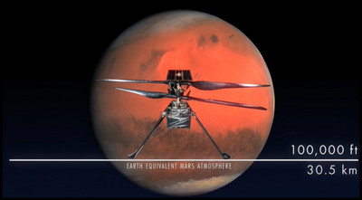 Изучение Марса вертолетным дроном