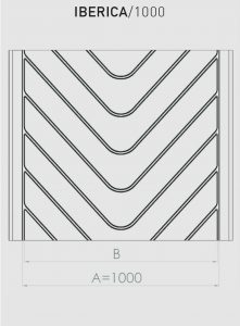 Шевронная лента с рифлением IBERICA/1000