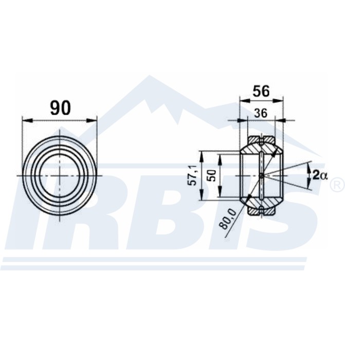 GE 50 FO 2RS/GEG50 ES 2RS