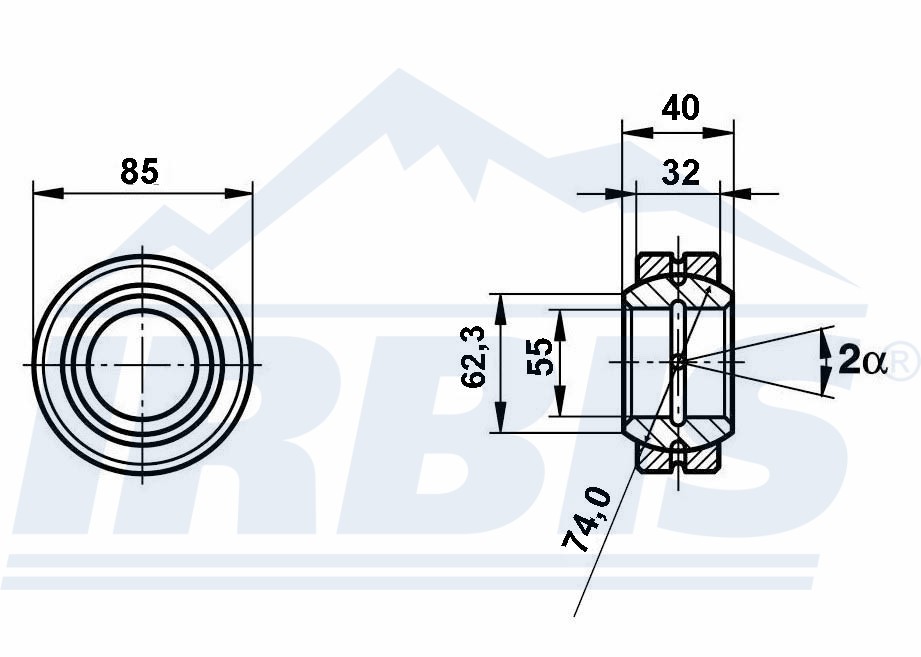 GE 55 DO 2RS/ GE55ES-2RS