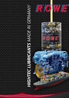 Каталог масел для двигателей большой мощности ROWE