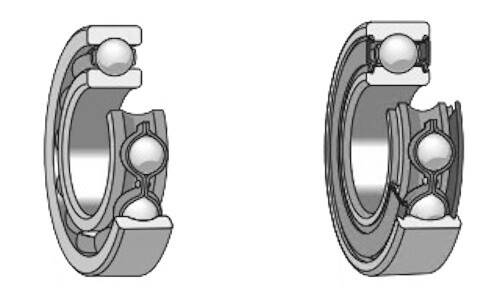 Кулькові однорядні радіальні підшипники