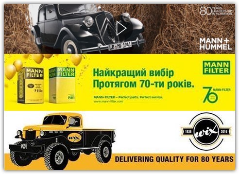 Лучшие продавцы продукции MANN-FILTER и WIX FILTERS за 2021 год